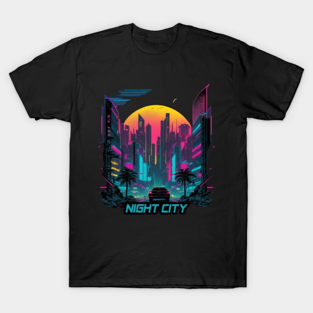 Night City T-Shirt by Open World Games